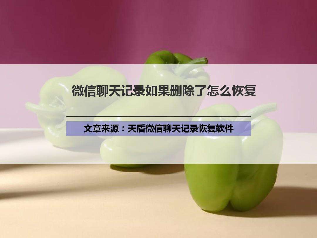 恢复微信删除的聊天记录(微信找回删除的聊天记录)