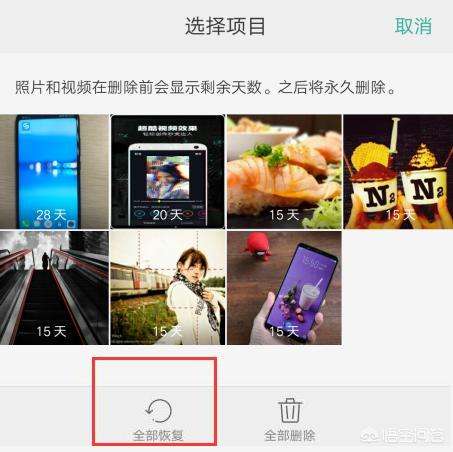 怎么恢复相册的照片(怎么恢复相册的照片红米9)