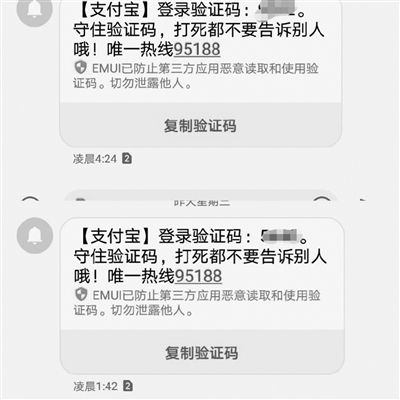 包含获取他人短信验证码的词条