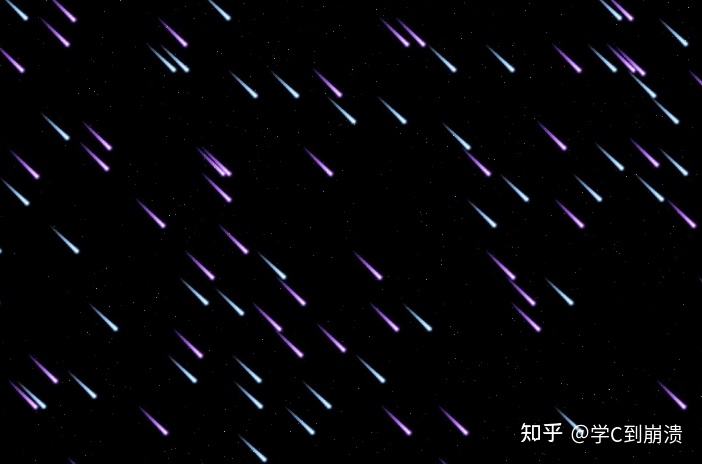 python流星雨特效代码(python流星雨特效代码成品)