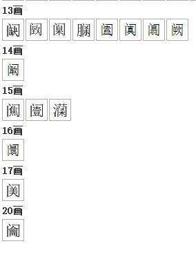 门里面都有什么字(门里面有或是什么字)